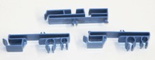 Lot 3 Blue Case Wire Cable Guide Bracket Set - Dell Optiplex GX620 Tower Desktop