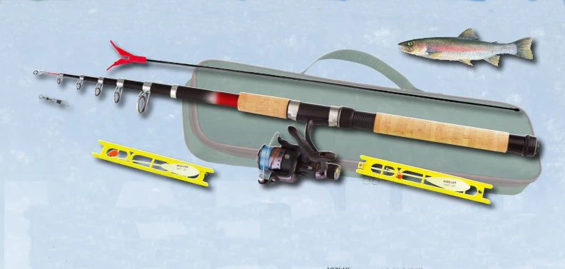 MARKENLOS Rute & Rolle Forelle Komplett Erst Ausrüstung Set Angelset Forellensee SPIRO