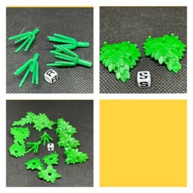 Playmobil Greenery Climbing Vines Flower Stems Dirt Water Plant Leaves Sundew