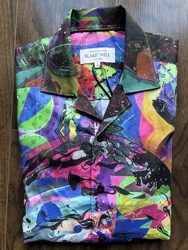 Blake Mill Psychedelic Skull Open Collared 38” Chest Limited Edition 1/200 BNWT - 第 1/23 張圖片