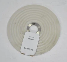 Blomus Oolong Trivet Pot Pan Coaster Beige Moonbeam 14cm Silicone 63773