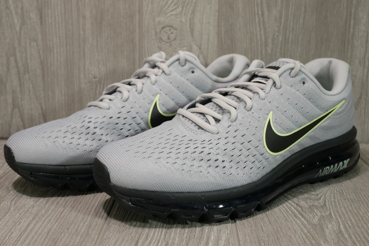 NIKE AIR MAX 2017 WOLF GREY/BLACK SIZE BRAND NEW W/BOX (849559-012) Size 10 Nike Air Max 2017 Running Shoes Wolf Gray Men main image 3