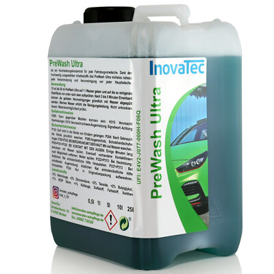 5L PreWash Ultra Konzentrat Vorreiniger Vorwäsche Autowäsche Handwash InovaTec