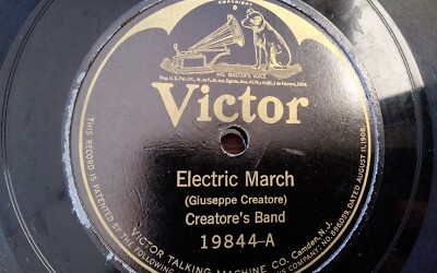 Victor Creatore Creatore’s Band 78rpm Single 10-inch Victor Records #19844 Electric ...