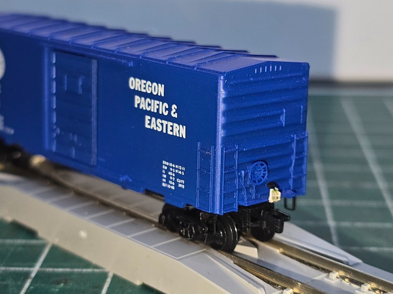 MT 40' Box car Oregon Pacific Eastern w GATR Works  nf-G3-1s EOT/FRED installed