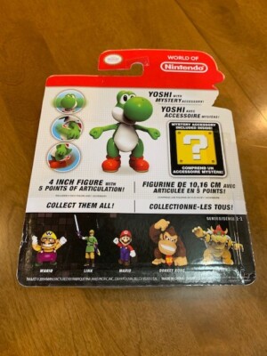 World of Nintendo Super Mario 4 inch Yoshi Figure with Mystery