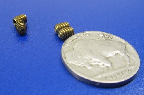 Brass Set Screws, Cup Point, 6-32 x 3/16" Length, 100 Pieces - Picture 10 of 12