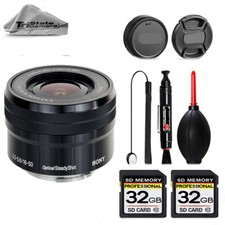 Sony E PZ 16-50mm f/3.5-5.6 OSS Lens 64GB STORAGE BUNDLE KIT