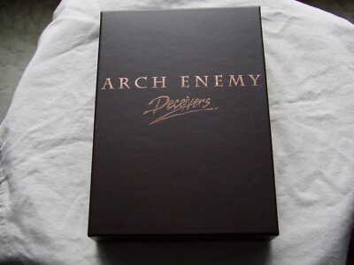 ARCH ENEMY-'' DECEIVERS'' CD 1ST PRESS 2022 DELUXE LIMITED EDITION BOX SET