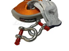 Arb Rk12 Weekender Recovery Kit Snatch Strap Bow Shackles Gloves 4x4 Off-road