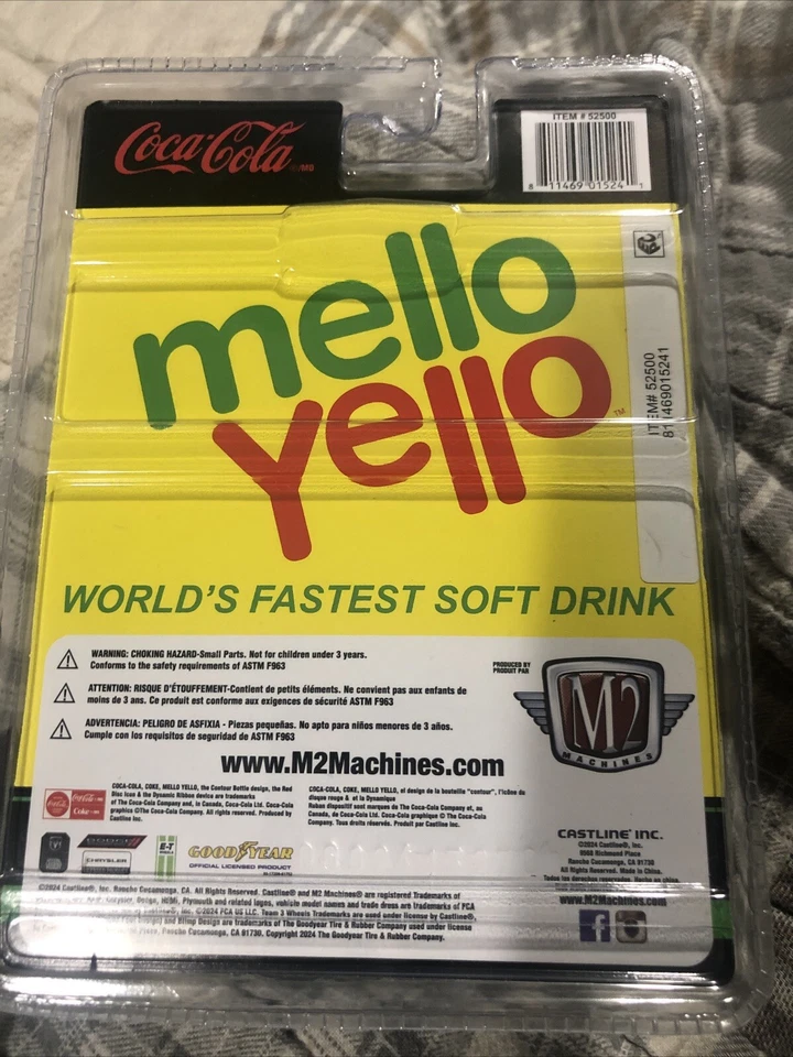 NEW 2024 M2 Machines Chase Mello Yello 1979 Dodge 150 Macho Power Wagon - Image 2 of 3