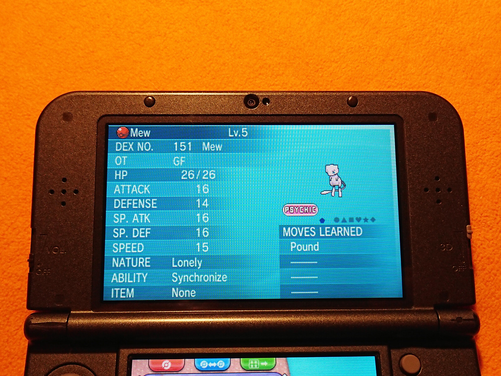 Pokemon Event Game Freak Mew (For XY ORAS Omega Ruby Alpha Sapphire / Home)  | eBay