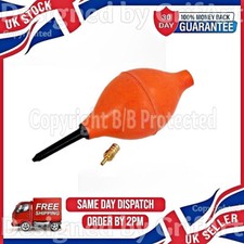 RUBBER DUST BLOWER CLEANER CAMERA LENS HAND PUMP AIR CLEANING TOOL EXTRA NOZZLE