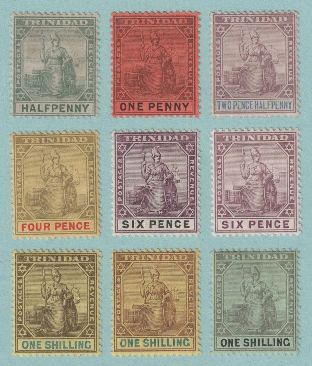 TRINIDAD 92 - 100 MINT HINGED OG * GROUP - NO FAULTS VERY FINE