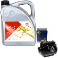 MotoröL Set 5W-40 5 Liter + ÖLfilter FüR Audi A1 Sportback 1.0 1.4 VW Lupo 1.0