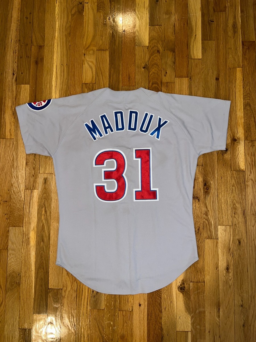 GREG MADDUX AUTHENTIC Russell Athletic CHICAGO CUBS Jersey 44