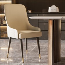 2PCS Luxury Leather Dining Chair Cushion Seat for Kitchen Restaurant Dining Room