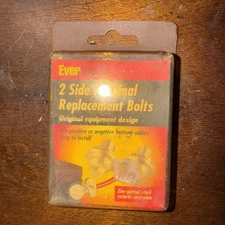 Everstart Side Terminal Battery Lead Replacement Bolt Positive Negative Cables