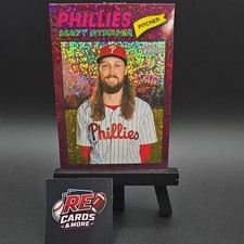 2026 Topps Heritage - Matt Strahm Chrome Burgundy Sparkle -Philadelphia Phillies