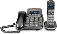 Emporia TALKhome Combi TH-21ABB Combination DECT Corded Telephone Black/Silver