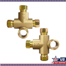 Brake Line Tee Fitting 3 Way T-shape Inverted Female Tees And Elbow Csize 2pcs Brake Line Tee Fitting 3 Way T-shape Inverted Female Tees And Elbow Csize 2pcs