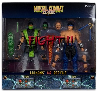 Mortal Kombat Liu Kang vs Reptile Klassics 7'' Figures OE