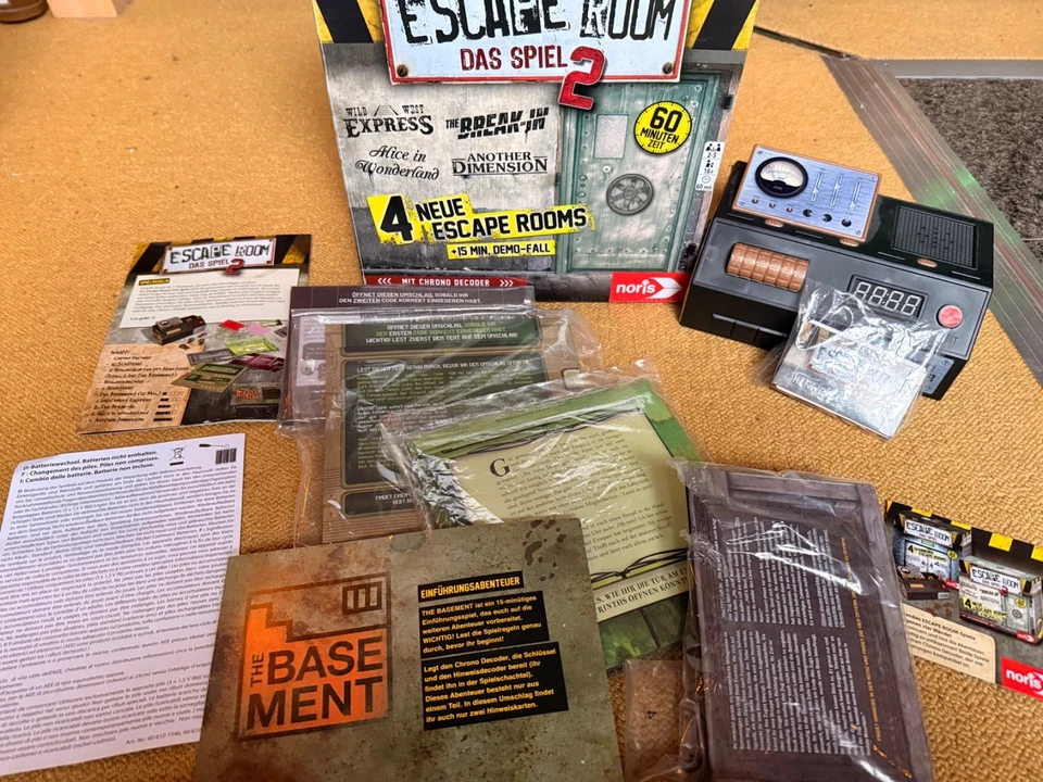 Escape Room 2 Das Spiel mit Chrono Decoder Exit Krimi Game - Bild 2 von 2