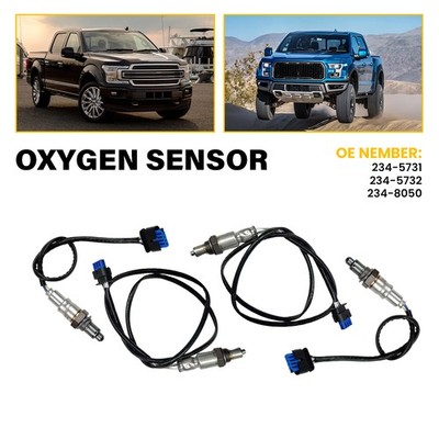 4- Upstream& Downstream Oxygen Sensors For 18/19/20 Ford F-150 234-8050
