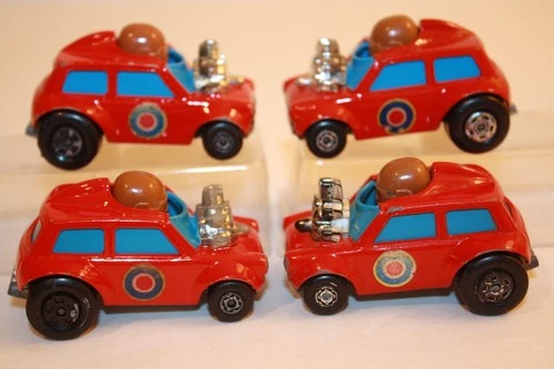 Four (4) Vintage 1975 Matchbox Lesney Superfast Mini-Ha-Ha #14 Cars