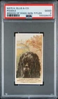 Poodle 1889 N375 H. Ellis & Co. Breeds of Dogs—NON-TITLED PSA 2 GOOD Pop 1