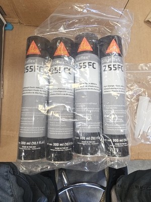 4x Sika Sikaflex 255FC Sealant Adhesive Cartridge 300ml High Strength 