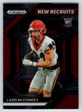 2024 Panini Prizm Draft Picks #NR-LMY Ladd McConkey New Recruits Green