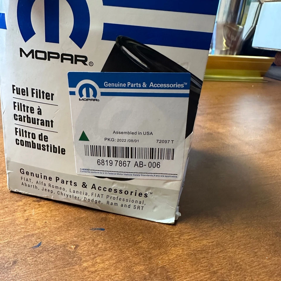Filtro de combustible Mopar MO-867 | Piezas y accesorios originales | Jeep, Chrysler, Dodge Foto 4 de 4