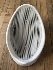 Angelcare Baby Bath Support Seat White Gray Comfortable Infant Tub Safety Holder