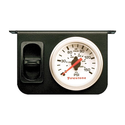 #ad Firestone Electric 0 150 PSI White Faced Analog Air Pressure Gauge 2229 $139.93