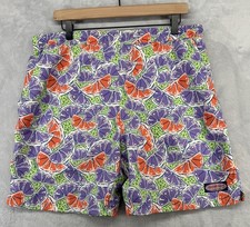 Vineyard Vines Swim Trunks Shorts Bathing Suit Purple Orange Slices 7  Men  s M