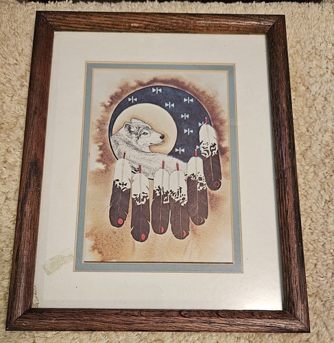 Wolf Song print by Carol Snow Framed