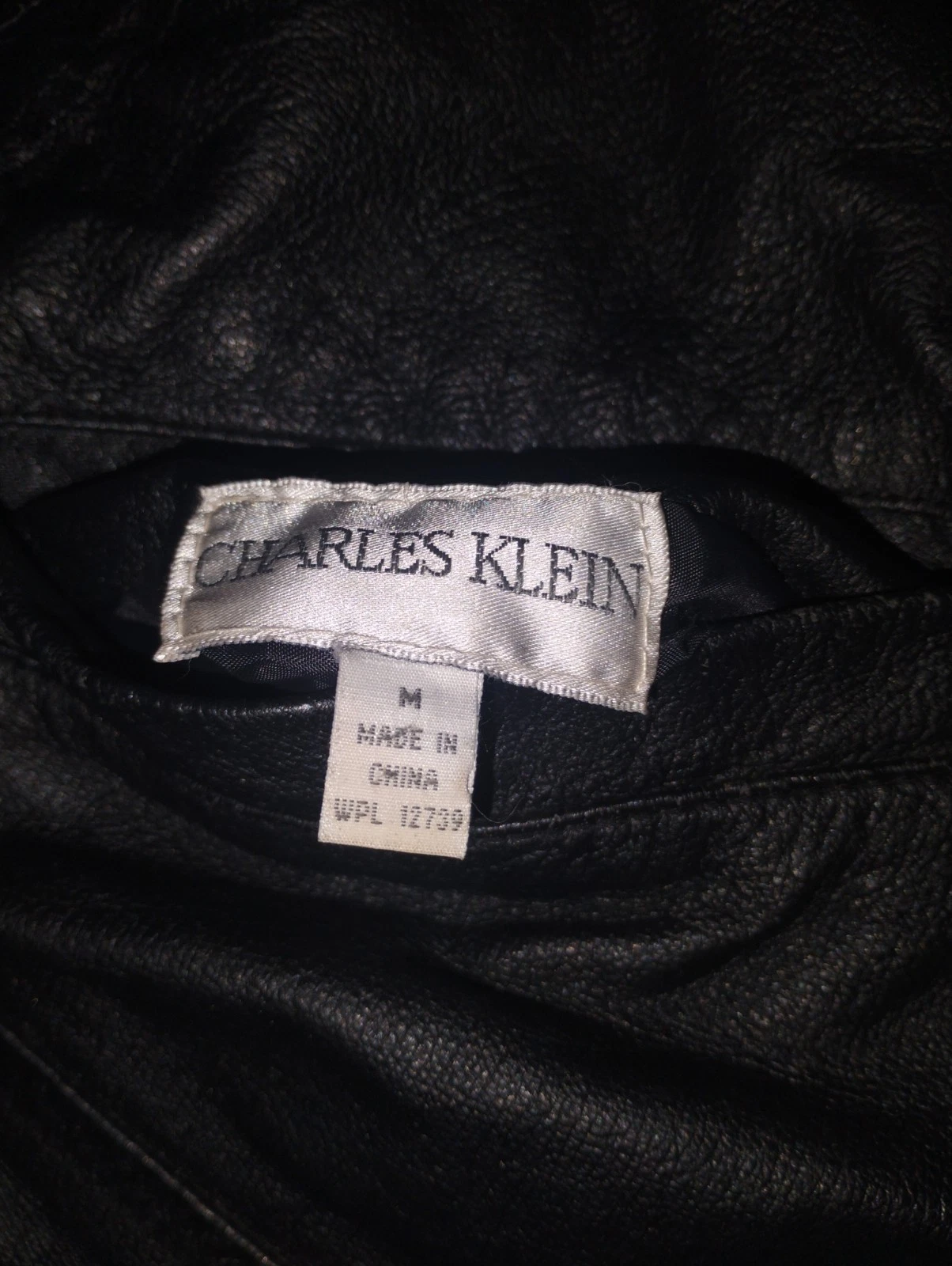 90s CHARLES KLEIN HOODED LEATHER PARKA COAT SIZE MEDIUM image 3