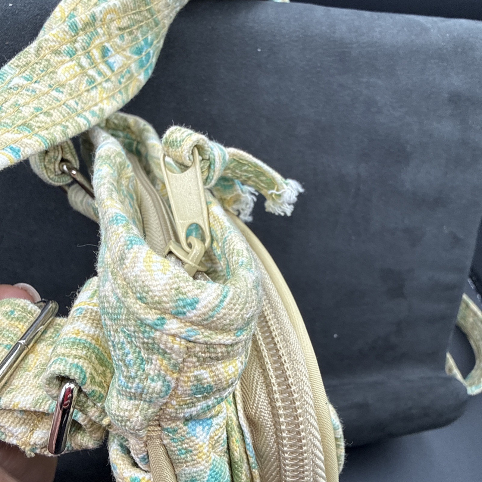 Vintage Pattern Donna Sharp Mini Hipster Crossbod… - image 6