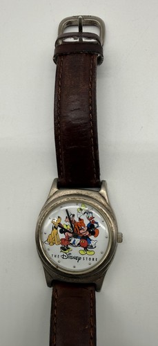 Vintage Disney Store Mickey Mouse & Friends Watch Cast Member New Battery