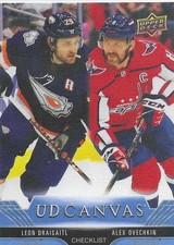 2023-24 Upper Deck #C90 Leon Draisaitl / Alex Ovechkin CL UD Canvas