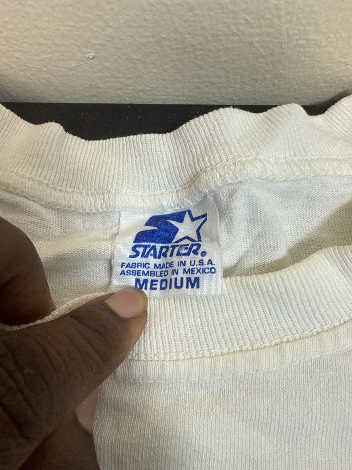 VTG 1996 Chicago Bulls Starter T-Shirt The Best Ever Anywhere Single Stitch M - product detail image 5