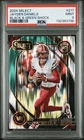 2024 Panini Select - Club Level Jayden Daniels #217 Black & Green Shock PSA 9