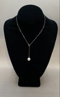 Sterling Silver 925 Onyx Faux Pearl Jewelry Lot Necklace Bracelet Earrings 3pc — photo 2