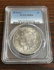 1878-CC Morgan Silver Dollar PCGS MS64 Carson City Bank bagged
