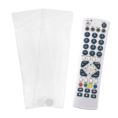 2Pcs 9'' x 3'' Remote Control Cover Protector Clear Protective Sleeve Case Bag