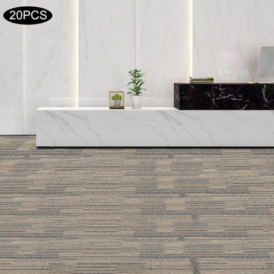 Carpet Tiles Reusable, 20''x 20'' Square Carpet w/Padding, Soft Padded Floor Tile,