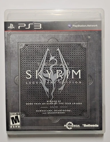 Elder Scrolls V: Skyrim - Legendary Edition - Sony PlayStation 3 PS3 CIB W/Map