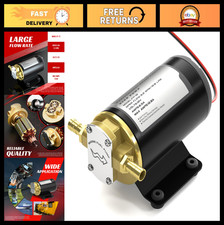 12V Oil Transfer Pump 3.2GPM - Portable Gear Oil Diesel Extractor for Marine U