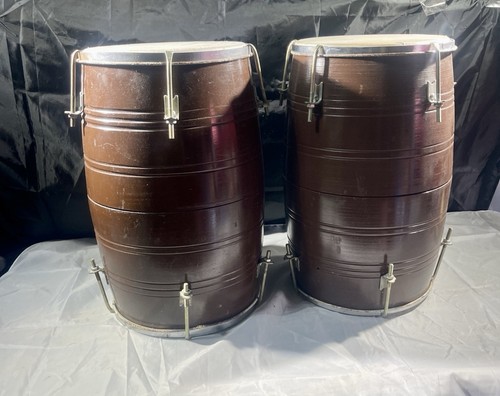 Traditional 15.5 Inches Bolt Tuned Handmade Double Headed Dholak Drum